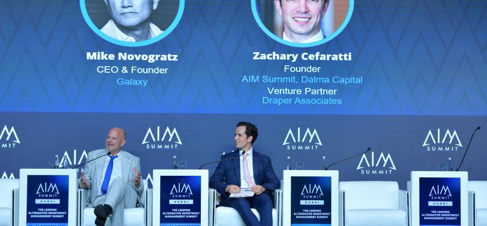 Zachary Cefaratti and Mike Novogratz Speaking at AIM Summit 